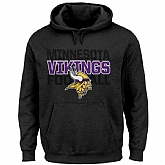 Men's Minnesota Vikings 1st and Goal VI Hoodie - Charcoal,baseball caps,new era cap wholesale,wholesale hats
